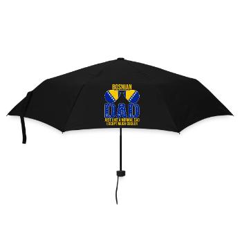 Bosnian Dad Bosnie Drapeau Lunettes de soleil Fête des Pères - Parapluie standard - noir - Devant