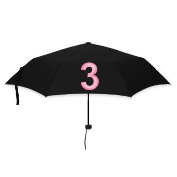 3 - Regenschirm (klein) - Schwarz - Vorne