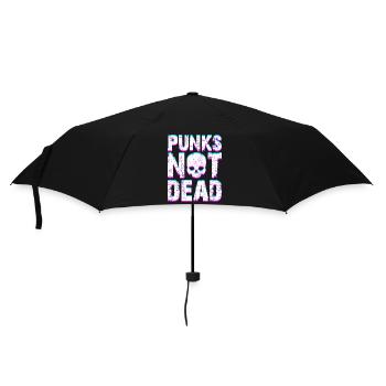 Punk Rock Saying Punks Not Dead Punker Rocker - Umbrella (small) - black - Front