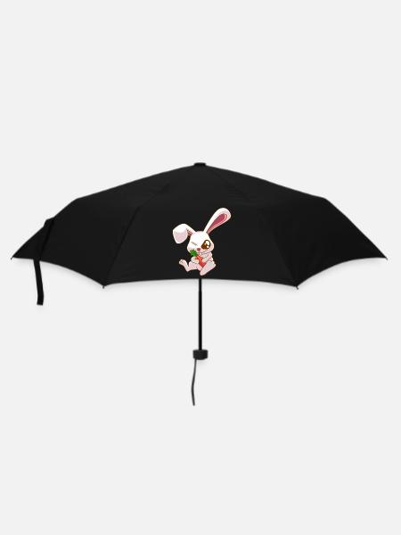 EIn borgne Lapin Zombie Cadeau - Parapluie standard - noir