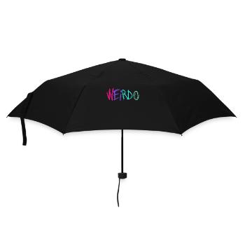 Weirdo Rock Music Punk Rock Gothic Emo Kawaii Weird - Umbrella (small) - black - Front