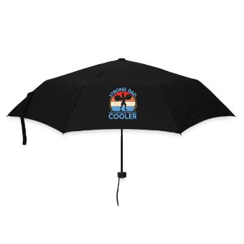 Fitness Gym Haltérétique Papa Sport de musculation - Parapluie standard - noir - Devant