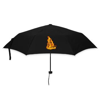 Feu Voilier - Parapluie standard - noir - Devant