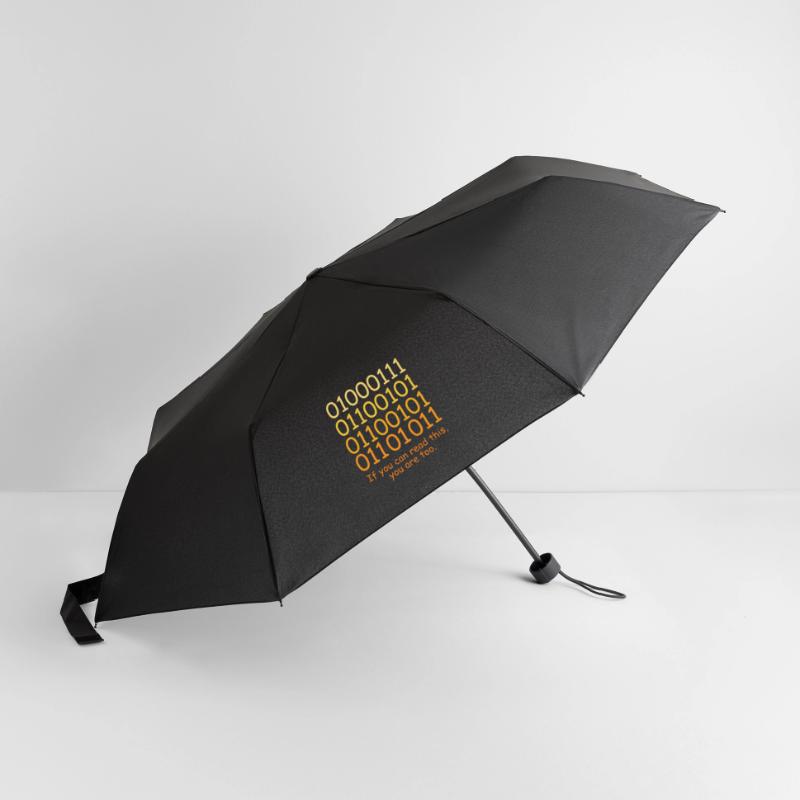 Conception de code binaire de code amusant pour les geeks nerds Parapluie standard