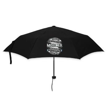 Mediziner - Regenschirm (klein) - Schwarz - Vorne