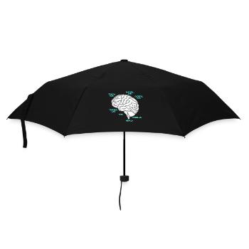 Anatomie d’un étudiant en médecine du cerveau - Parapluie standard - noir - Devant