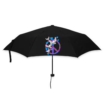 Peace Symbol Doves of Peace World Peace Peace - Umbrella (small) - black - Front