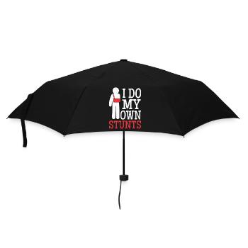Gebrochener Arm Knochenbruch Arm Verletzung - Regenschirm (klein) - Schwarz - Vorne