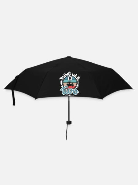 Feuerwehr Kinder 2 Jahre Feuerwehrauto - Regenschirm (klein) - Schwarz