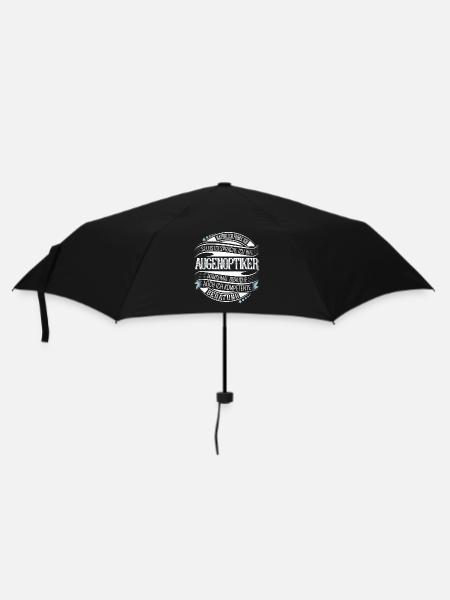 Augenoptiker - Regenschirm (klein) - Schwarz