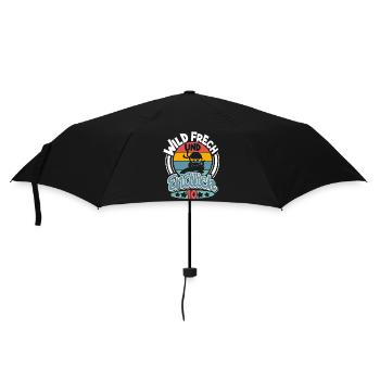Ninja 10 Jahre Geburtstag Kinder - Regenschirm (klein) - Schwarz - Vorne