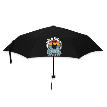 10. Geburtstag Wild Frech Und Endlich 10 - Regenschirm (klein) - Schwarz - Vorne