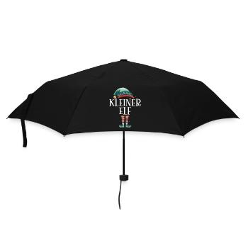 Weihnachten Partnerkostüm Kleiner Elf Elfe Elfen - Regenschirm (klein) - Schwarz - Vorne