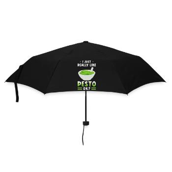 Pesto - Regenschirm (klein) - Schwarz - Vorne