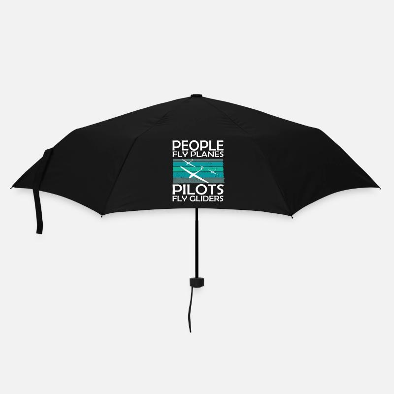 Planeurs et planeurs - Parapluie standard - noir