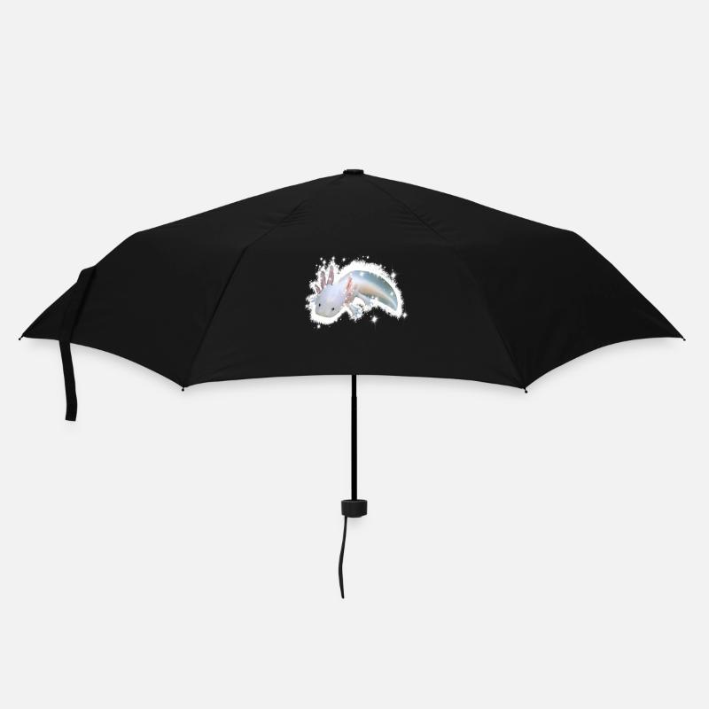 axolotl blanc - Parapluie standard - noir