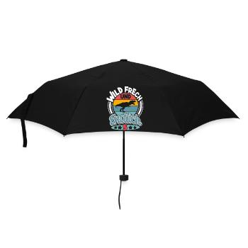 5 Jahre 5. Geburtstag Dino Dinosaurier - Regenschirm (klein) - Schwarz - Vorne