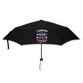Docteur 2022 Thèse de doctorat du mari Mari - Parapluie standard - noir - Devant