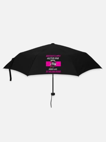 Beruflich Sensenmann - Regenschirm (klein) - Schwarz