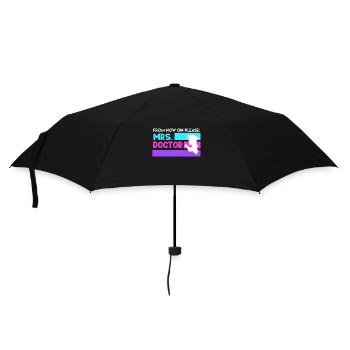 Doctor 2022 Doctorate - Umbrella (small) - black - Front