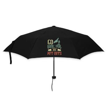 Wing Foil and pet Cats Wingsurf Wingfoil - Umbrella (small) - black - Front