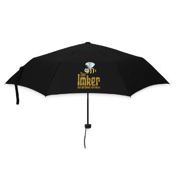 Der Imker dem die Bienen vertrauen - Regenschirm (klein) - Schwarz - Vorne