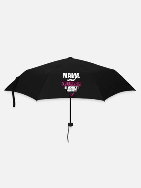 Mama und Kellnerin Mir Macht Nichts Mehr Angst - Regenschirm (klein) - Schwarz