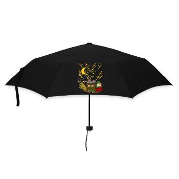 Starry Sky Travel Construction Remorque Escargot Camping - Parapluie standard - noir - Devant
