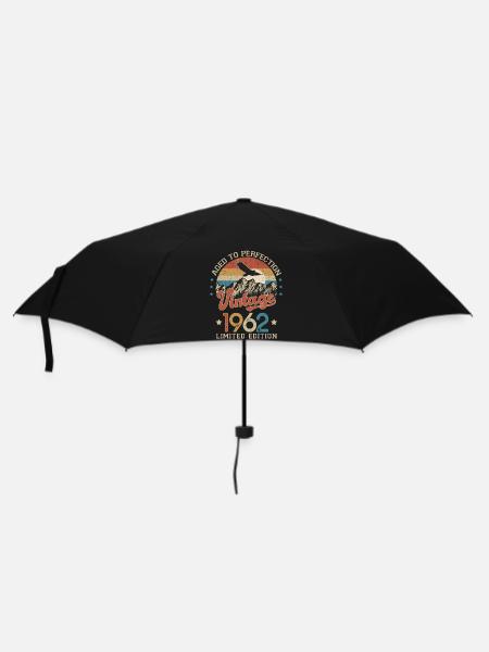 1962 Humor Birthday 60 Years Age Perfection - Umbrella (small) - black