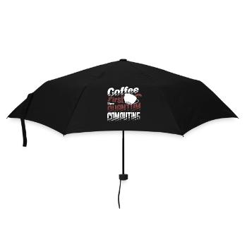 Informatique quantique - Parapluie standard - noir - Devant