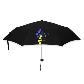 ukraine peace kiev crimea free ukrain flower - Umbrella (small) - black - Front