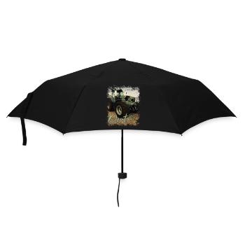 Deutz Traktor Kraftpaket - Traktor Power Pack - Regenschirm (klein) - Schwarz - Vorne