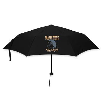 Les lamantins sont ma thérapie - Parapluie standard - noir - Devant