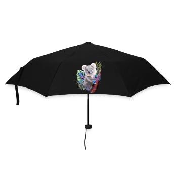 Koala bear - Umbrella (small) - black - Front