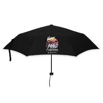 Vintage 1990 Limited Edition - Regenschirm (klein) - Schwarz - Vorne