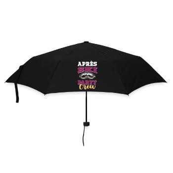 Apres Ski Crew - Regenschirm (klein) - Schwarz - Vorne