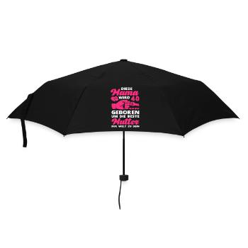 Mama 40 Geburtstag Mutter 40 Jahre Mutti Spruch - Regenschirm (klein) - Schwarz - Vorne