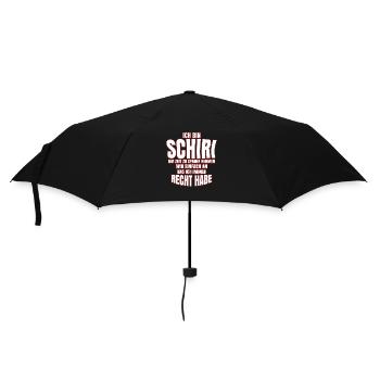 Ich Bin Schiri Lustige Schiedsrichter Sprüche - Regenschirm (klein) - Schwarz - Vorne