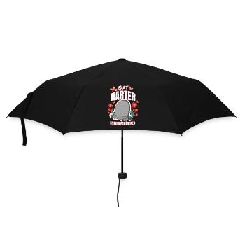 Hart Härter Friedhofsgärtner - Regenschirm (klein) - Schwarz - Vorne