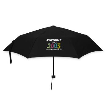 Fantastic since 2003 - born in 2003 - Umbrella (small) - black - Front