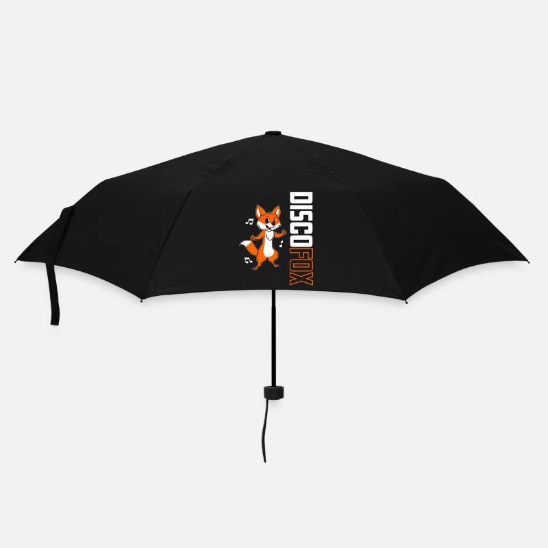 Disco Fuchs - Regenschirm (klein) - Schwarz