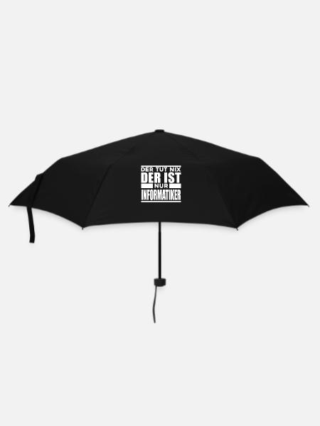Informatiker - Regenschirm (klein) - Schwarz