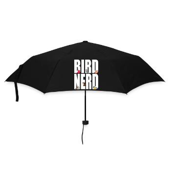 Birds Bird Nerd - Umbrella (small) - black - Front