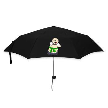 Chess piece pawn chess - Umbrella (small) - black - Front