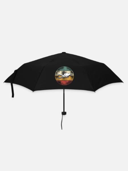 Taucher Tauchen - Regenschirm (klein) - Schwarz