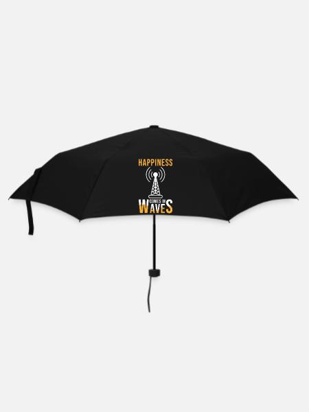 Amateurfunk - Regenschirm (klein) - Schwarz