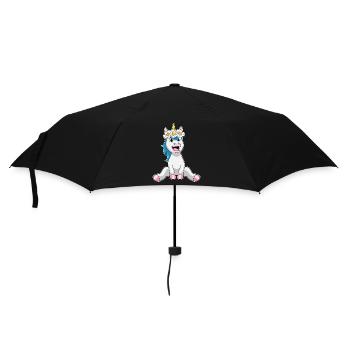 Licorne Daisy - Parapluie standard - noir - Devant