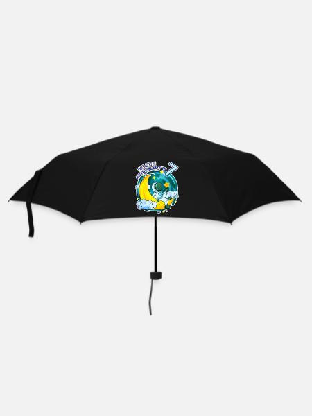 7 Jahre alt Junge - 7 Geburtstag - Ich bin 7 - Regenschirm (klein) - Schwarz