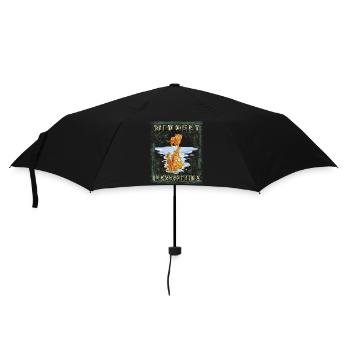 Motivation Mindset Baby Tiger - Umbrella (small) - black - Front