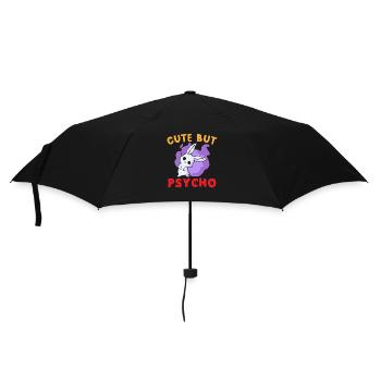 Cute but Psycho Hase Goth - Umbrella (small) - black - Front